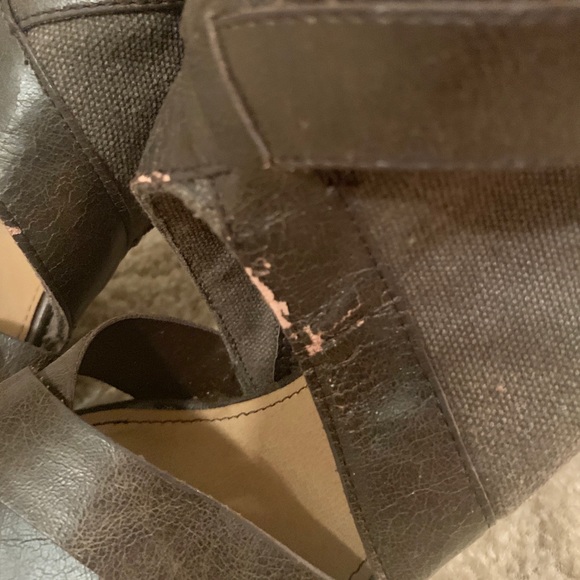 💜Fergie bootie sandal heels 7 brown - Picture 3 of 7